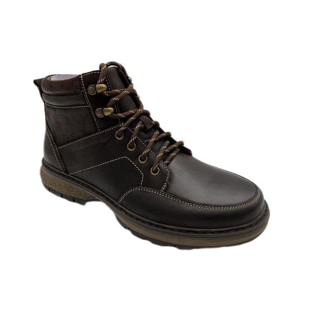 Fashion Simple Waterproof Fabric Upper Hiking Shoes Anti Slip Men Outdoor Trekking Boot