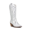 Conbat White Walking Wellington Waterproof Casual Platform Western Wear White Cowboy Boots 