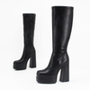 Black Combat Boots Women Platform Motocross Designer Cheap Cowboy Best Walking Boots