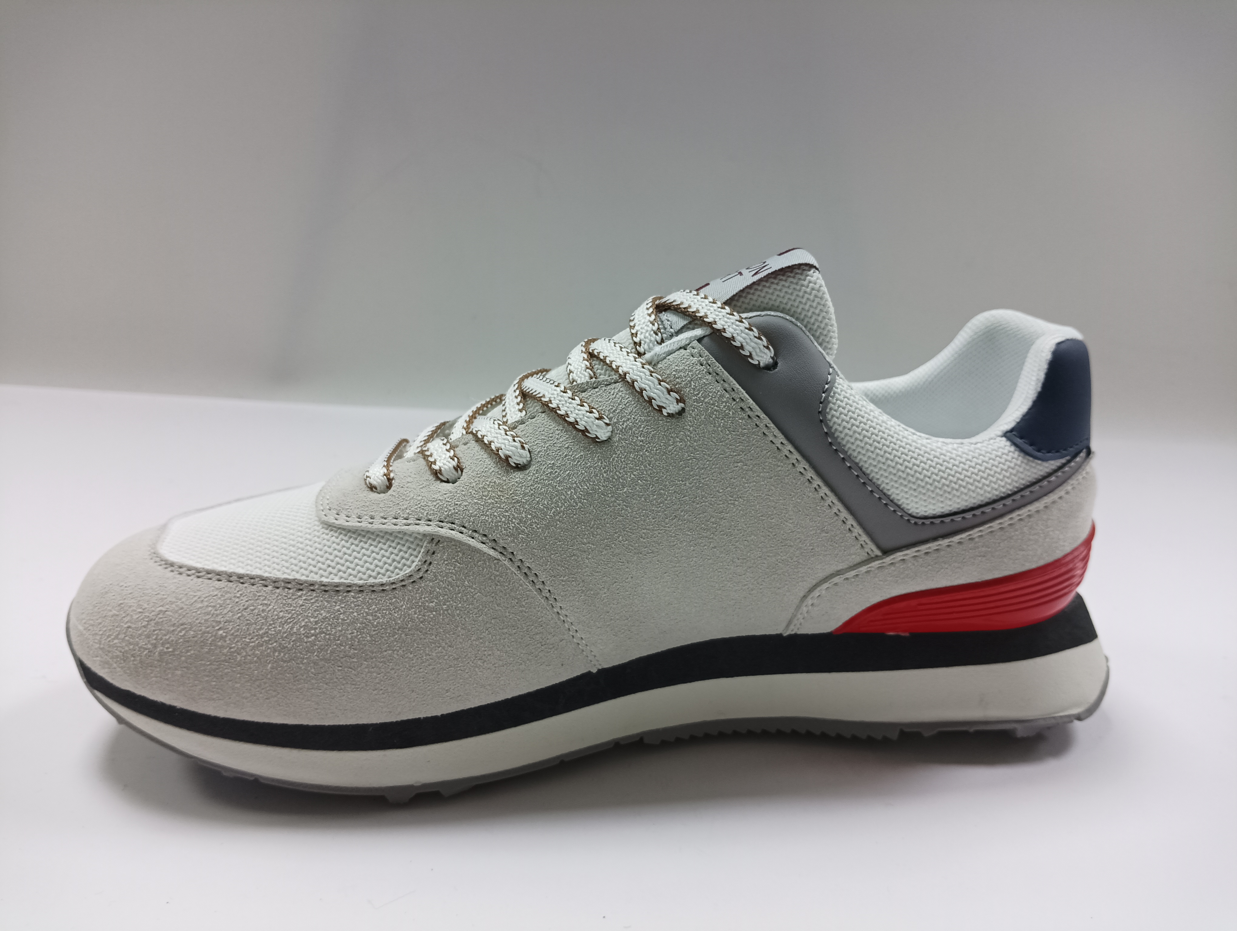 Men Wide White Smart Winter Lace Style Comfortable Sneaker Shoes for Men