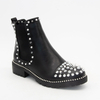 Custom Cheap Women Boots Shoes Fashion Black Rivet Boots