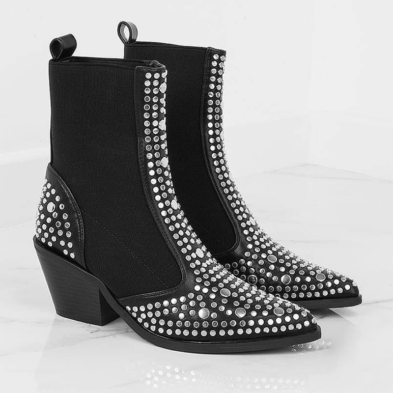 New Arrival Ladies Black Boots Women Fashion Boots Women Shoes