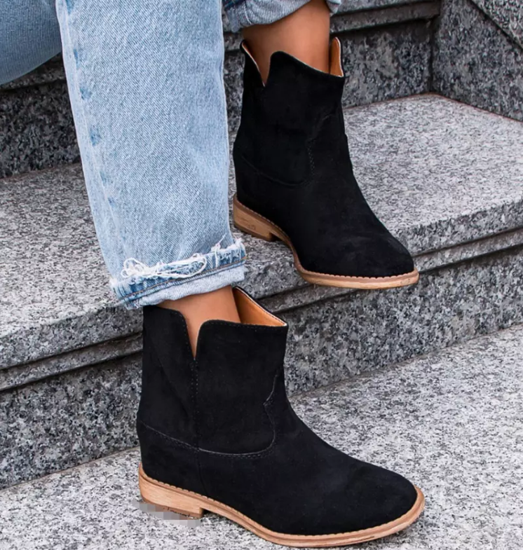 Hot Sell High Quality Latest Fashion Womens Trend Suede Leather Girls Cowboy Boots