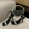 Factory Sale High Heels Sandal Sexy Ladies Fashion Slim High Heel Sandals