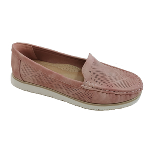 JINGEILI PEIPAH 2021 PU Leather Hollow Out Women Ballet Flats Summer Women's Solid Shallow Soft bottom Shoes Woman Slip On