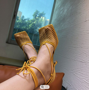 Weaving Fashion Design Sandals Summer New Fashion Thin High Heels Women's Sandals