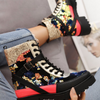 Hot Sell Vintage Style Camouflage Flat Boots Outdoor Casual Women