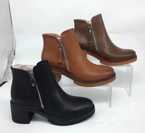 Factory Sale Various Lace-up Ankle Boots Red Fashion Zipper Women Ankle Boots