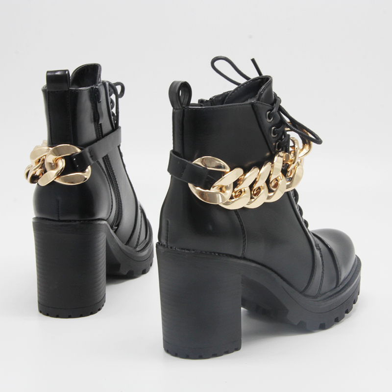 New Fashion Trend High Heel Boots Women Leather Boots Shoes From China Manufacturer