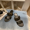 Factory Directly Wholesale Fashion Flat Platform Sandal Design for Women