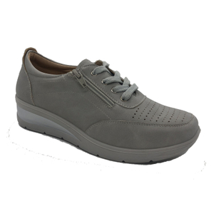 New Fashion Casual Wedge Walking Shoes Leather Comfortable Women Shoes