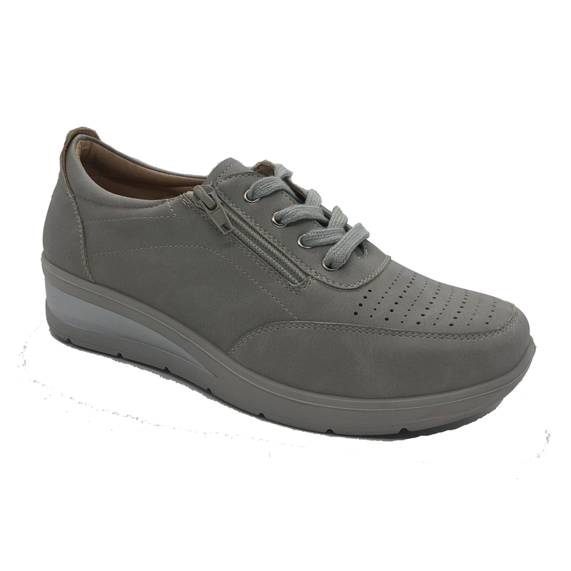New Fashion Casual Wedge Walking Shoes Leather Comfortable Women Shoes