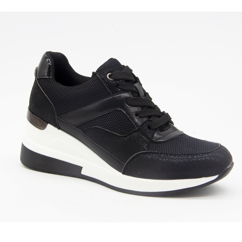 Factory Direct Sales Shoes Women Sport Running Sneakers Black Shoes