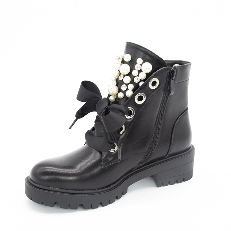 Factory custom black boots shoes for women boots black boots women shoes