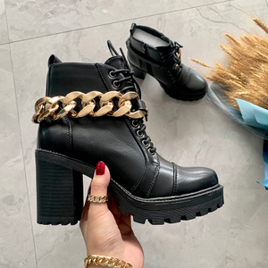 New Fashion Trend High Heel Boots Women Leather Boots Shoes From China Manufacturer