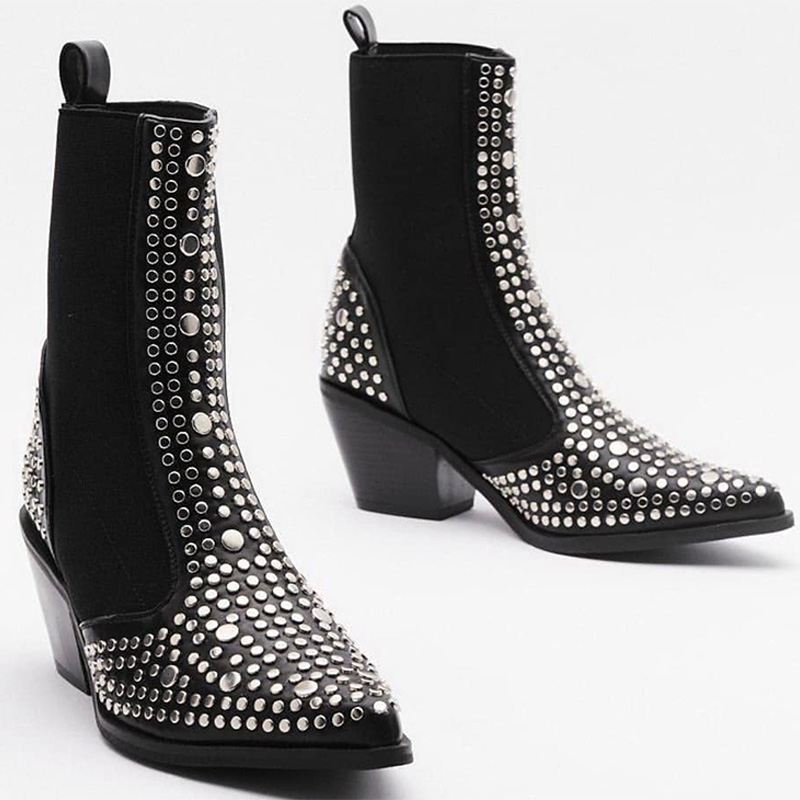 New Arrival Ladies Black Boots Women Fashion Boots Women Shoes