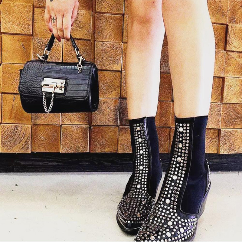 New Arrival Ladies Black Boots Women Fashion Boots Women Shoes