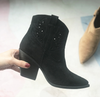 Multi-colored Womens Tooling Shoes Large Size Womens Thick Heel Boots