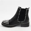 Custom Cheap Women Boots Shoes Fashion Black Rivet Boots