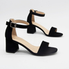 Factory Direct Cheap Price Custom High Heel Sandals Pu Fashion Low-heel Sandals Women