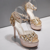 Top Sale Branded Waterproof Platform High Heel Sandal Women