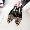 Customized New Women Flats Sandal Shoes Fashion Pink Flat Sandal