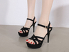 Wholesale Korean Style Comfortable 4cm Platform High Heel Sandals for Women