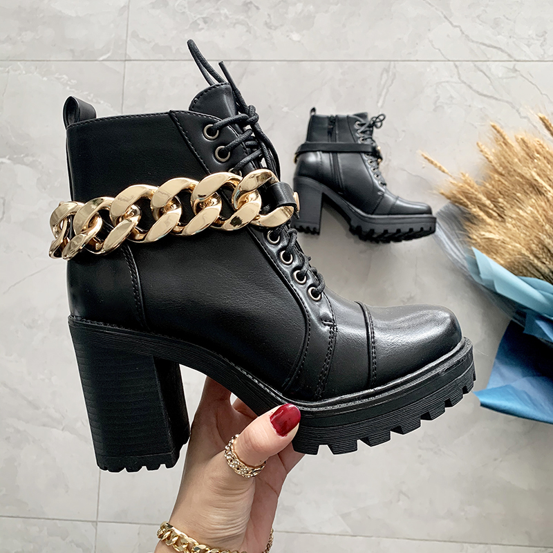 New Fashion Trend High Heel Boots Women Leather Boots Shoes From China Manufacturer