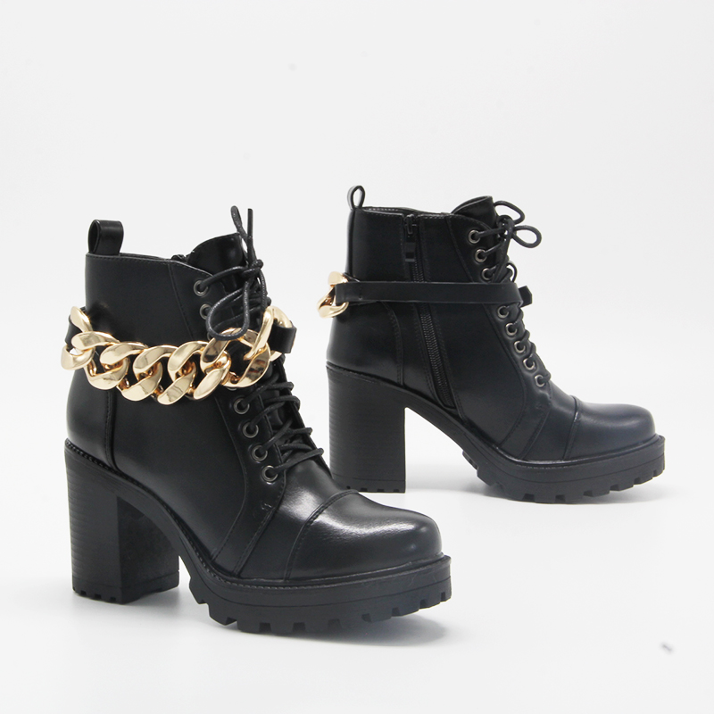New Fashion Trend High Heel Boots Women Leather Boots Shoes From China Manufacturer