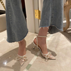 Top Quality Lady Nude High Heel Bridal Fancy Sandal