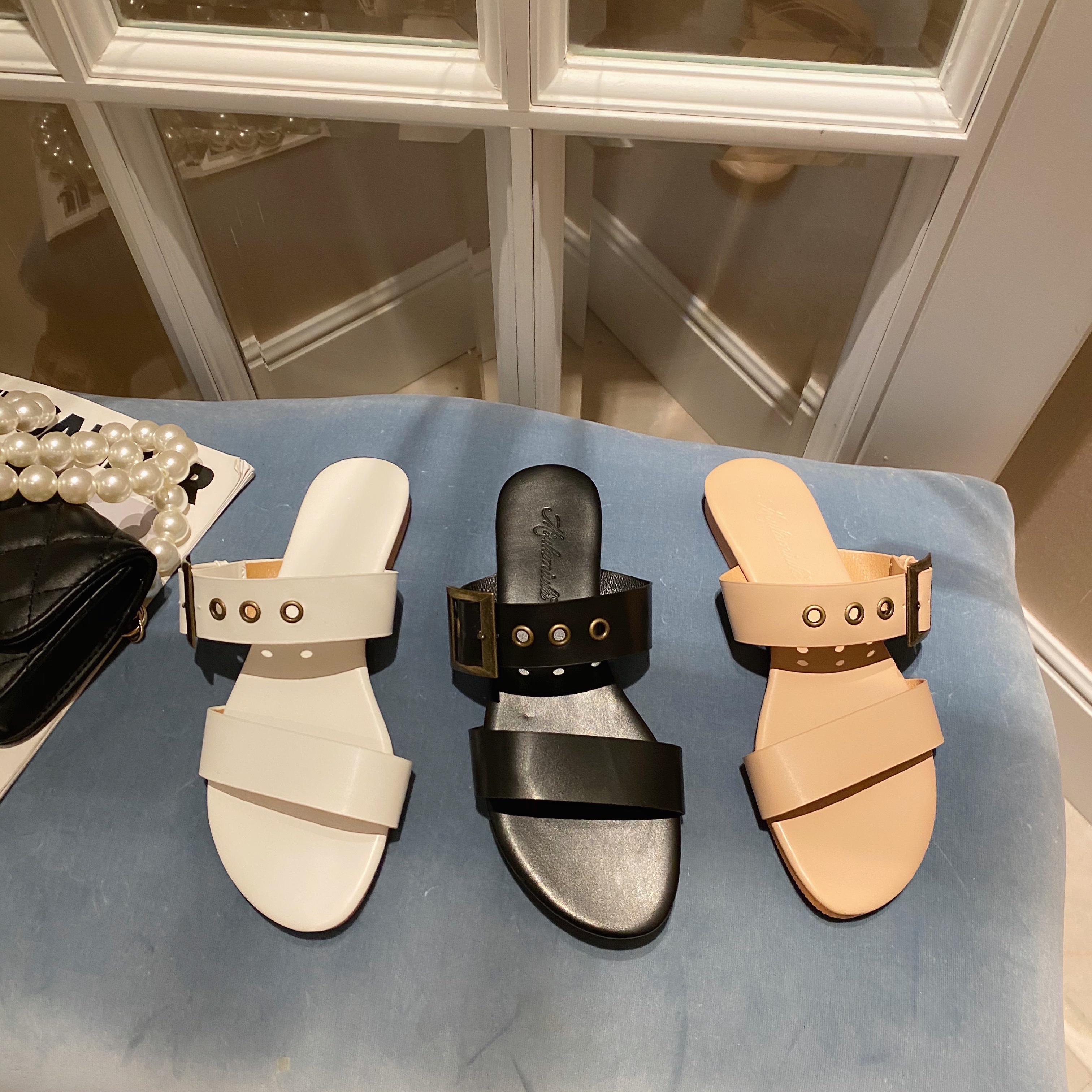 Factory Directly Wholesale Fashion Flat Platform Sandal Design for Women