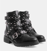 Women Lace Up of Luck New Fashion Ladies Women's Boots with Rivet Decorations Shoes