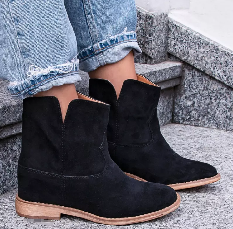 Hot Sell High Quality Latest Fashion Womens Trend Suede Leather Girls Cowboy Boots