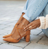 Summer Women Gladiator Buckle Strap Heel Fashion Chunky Ladies Sandals Ankle Strap Footwear Pumps Dress Shoes