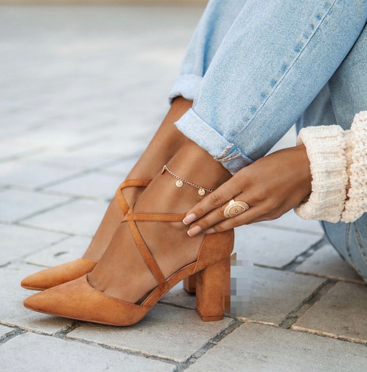 Summer Women Gladiator Buckle Strap Heel Fashion Chunky Ladies Sandals Ankle Strap Footwear Pumps Dress Shoes