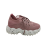 Low Price Breathable Walking Fashionable Women PU Mesh Sport Shoes