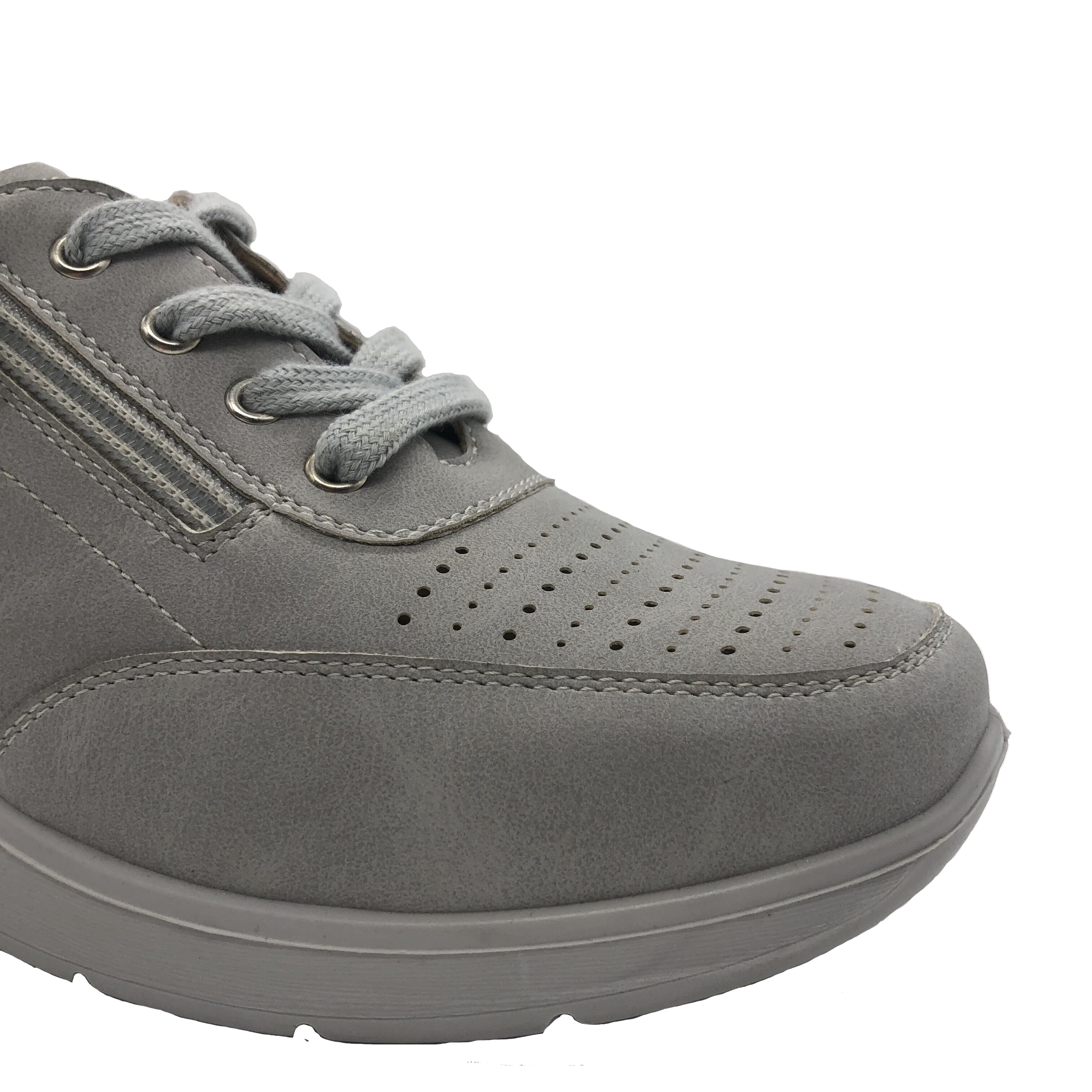 New Fashion Casual Wedge Walking Shoes Leather Comfortable Women Shoes