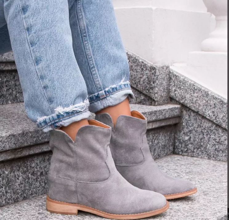 Hot Sell High Quality Latest Fashion Womens Trend Suede Leather Girls Cowboy Boots