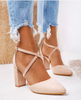 Summer Women Gladiator Buckle Strap Heel Fashion Chunky Ladies Sandals Ankle Strap Footwear Pumps Dress Shoes