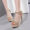 Top Sale Branded Waterproof Platform High Heel Sandal Women