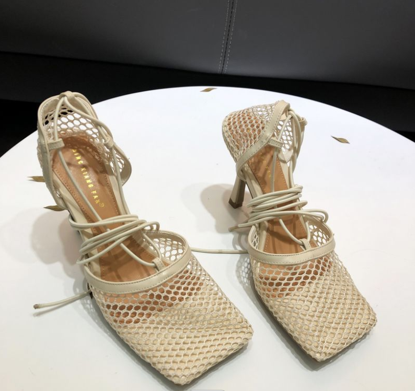 Weaving Fashion Design Sandals Summer New Fashion Thin High Heels Women's Sandals