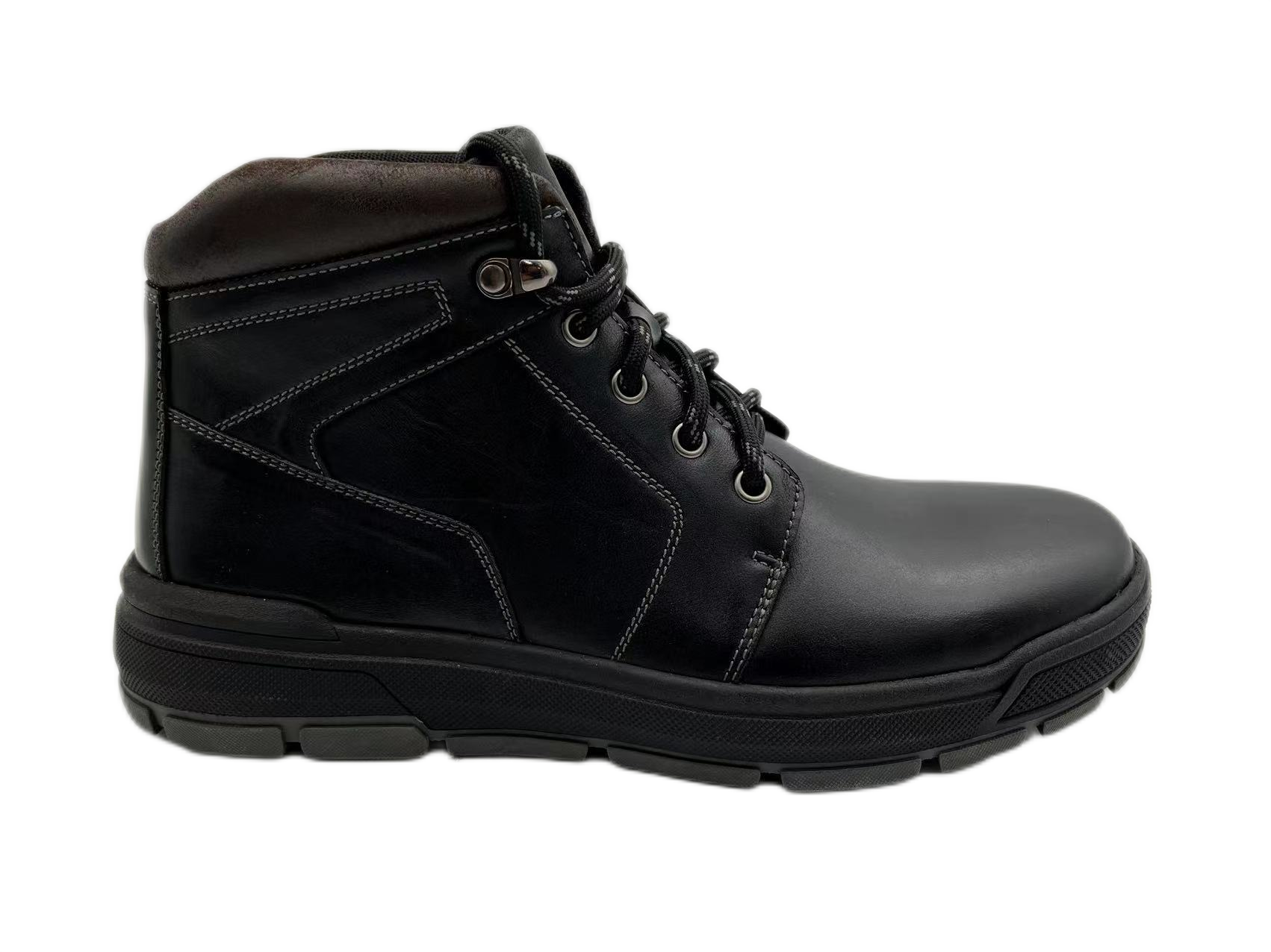 Mens Best Casual Shoes Lightweight Waterproof Hiking with Genuine Leather Breathable Boots