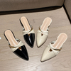 The fine temperament casual half drag flat women sandal summer