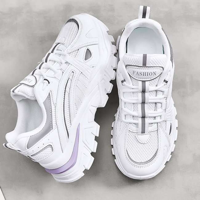Wholesale Custom Running Sport Comfort Women Shoes White