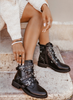 Women Lace Up of Luck New Fashion Ladies Women's Boots with Rivet Decorations Shoes
