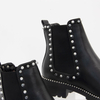 Custom Cheap Women Boots Shoes Fashion Black Rivet Boots
