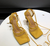 Weaving Fashion Design Sandals Summer New Fashion Thin High Heels Women's Sandals