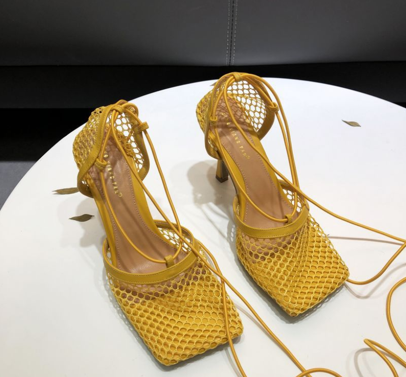 Weaving Fashion Design Sandals Summer New Fashion Thin High Heels Women's Sandals