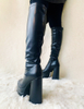 Black Combat Boots Women Platform Motocross Designer Cheap Cowboy Best Walking Boots