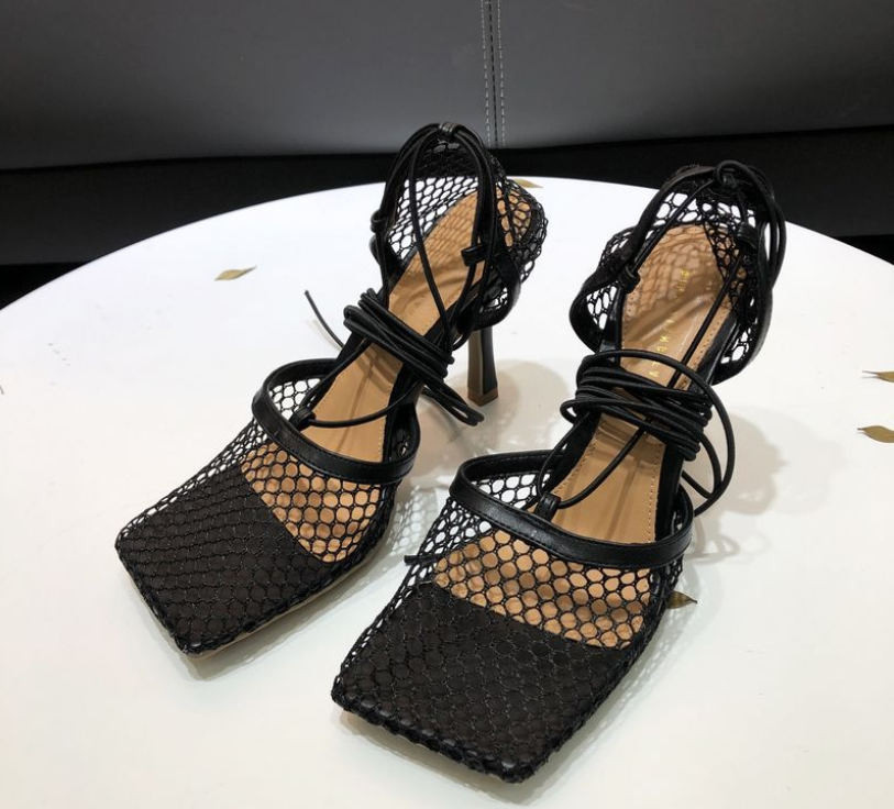 Weaving Fashion Design Sandals Summer New Fashion Thin High Heels Women's Sandals